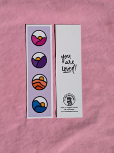 Sunset Circle Bookmark