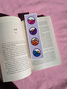 Sunset Circle Bookmark