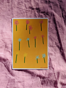 Flowers by Layla Boo A5 Print
