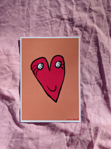 Love Heart by Layla Boo A5 Print