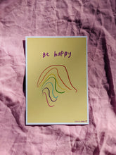 Load image into Gallery viewer, Be Happy by Layla Boo A5 Print