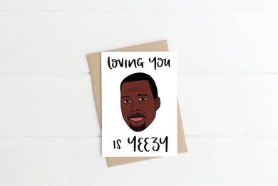 Kanye West Greeting Card