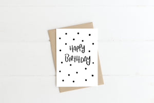 Happy Birthday Spots Greeting Card