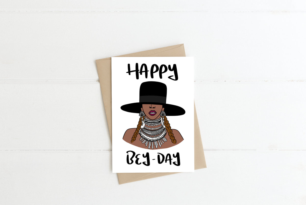 Beyonce Greeting Card – K-Rae Designs
