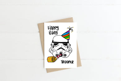 Storm Trooper Greeting Card